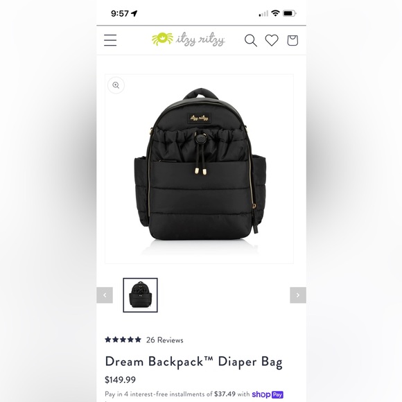 itzy ritzy diaper bag